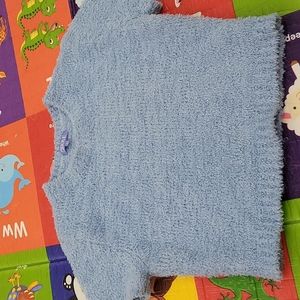 Grove sky-blue knit top